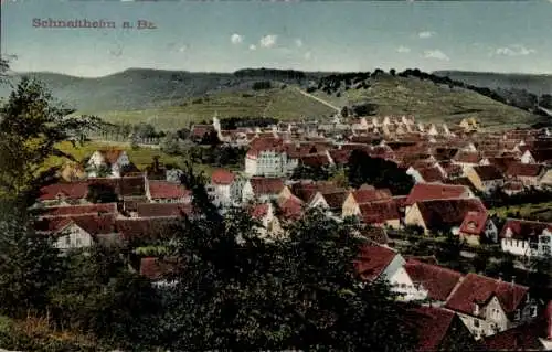 Ak Schnaitheim Heidenheim an der Brenz, Gesamtansicht