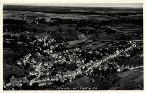 Ak Söhnstetten Steinheim am Albuch Schwäbische Alb Württemberg, Fliegeraufnahme