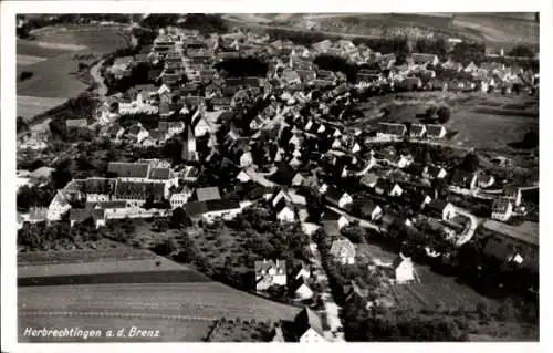 Ak Herbrechtingen in Württemberg, Fliegeraufnahme