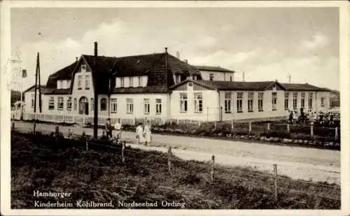 Ak Nordseebad Sankt Peter Ording, Hamburger Kinderheim Köhlbrand