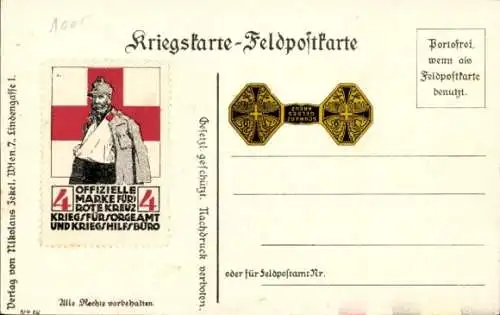 Ak Österreichisches Rotes Kreuz, Eine Bitte, Gedicht, I. WK