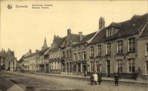 Ak Diksmuide Diksmuide Westflandern, Alte Häuser