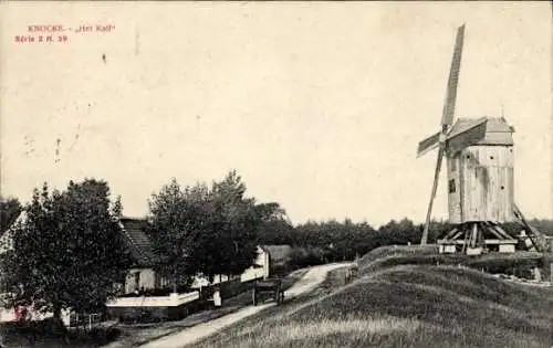 Ak Knokke Knocke Westflandern, Het Kalf, Windmühle