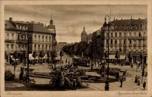 Ak Hannover in Niedersachsen, Aegidientorplatz, Straßenbahn