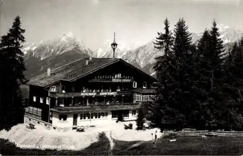 Ak Schwaz in Tirol, Alpenhof Grafenast, Panorama