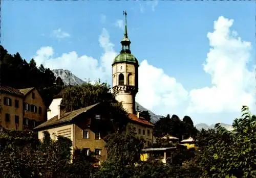 Ak Hötting Innsbruck in Tirol, Turm der alten Kirche