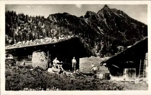 Ak Maurach Eben am Achensee Tirol, Mauritz Hütte