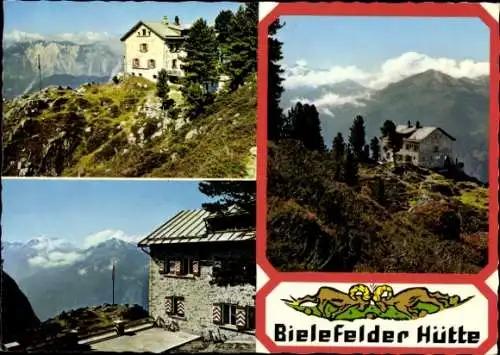 Ak Oetz Ötz in Tirol, Bielefelder Hütte