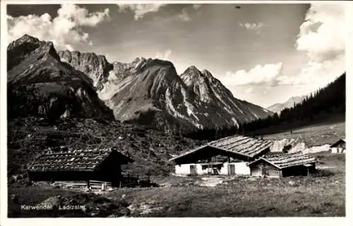 Ak Vomp in Tirol, Ladiz-Alm im Karwendelgebirge