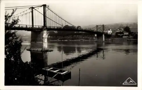 Ak Triel sur Seine Yvelines, Brücke