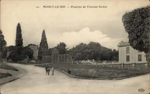 Ak Marly le Roi Yvelines, Propriete de Victorien Sardou