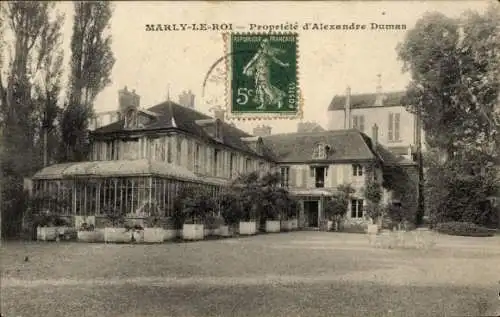 Ak Marly le Roi Yvelines, Propriete d'Alexandre Dumas