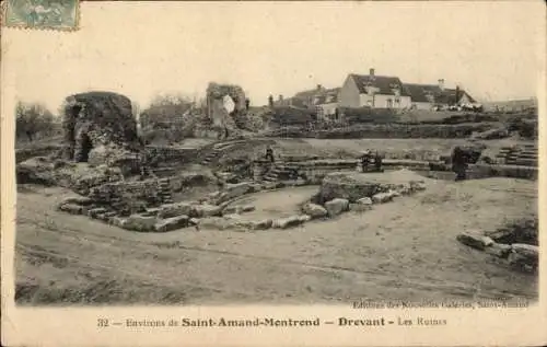 Ak Drevant Cher, Saint Amand Montrend, Les Ruines