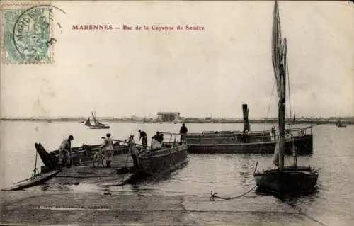 Ak Marennes Charente-Maritime, Bac de la Cayenne de Seudre