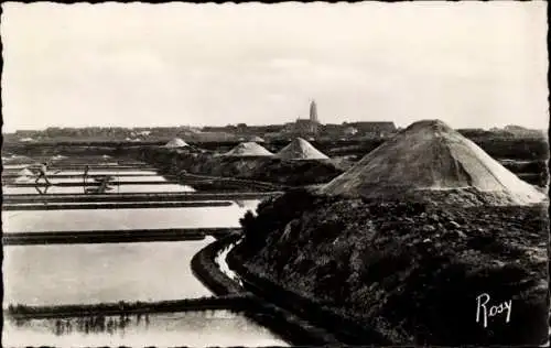 Ak Le Croisic Loire Atlantique, Batz, Marais salants, Mulons de sel