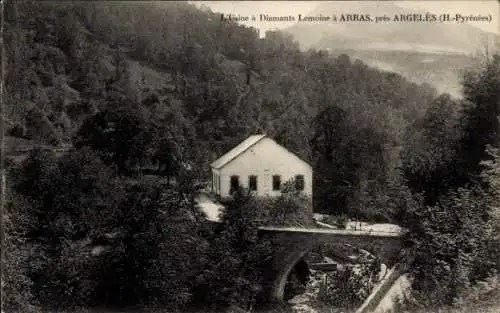 Ak Argeles Hautes-Pyrénées, L'Usine a Diamants Lemoine a Arras