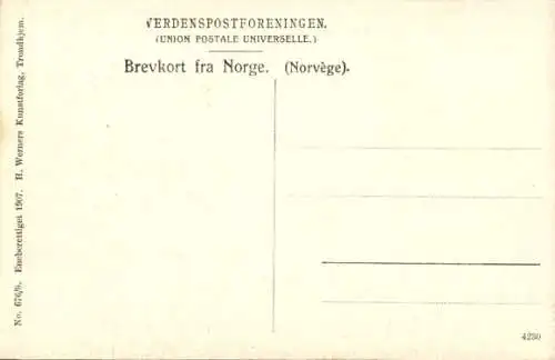 Ak Norwegen, Vengetinderne og Romsdalshorn, Sogge Bro