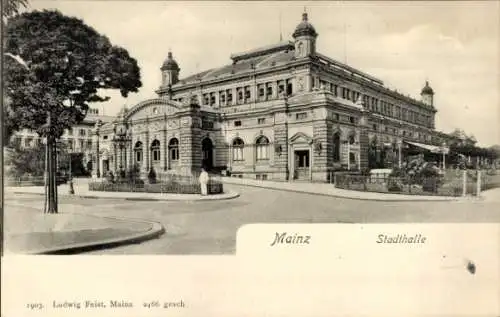 Ak Mainz in Rheinland Pfalz, Stadthalle