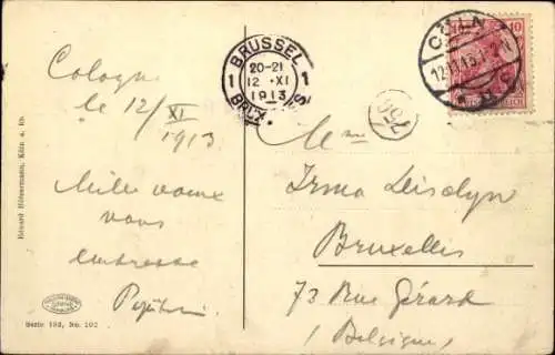 Ak Köln am Rhein, Frankenwerft