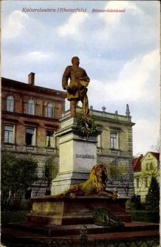 Ak Kaiserslautern in der Pfalz, Bismarckdenkmal