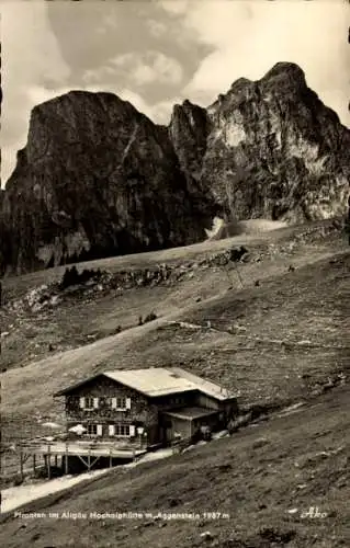 Ak Pfronten im Allgäu, Hochalphütte, Aggenstein