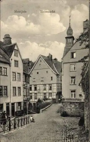 Ak Monschau Montjoie in der Eifel, Holzmarkt