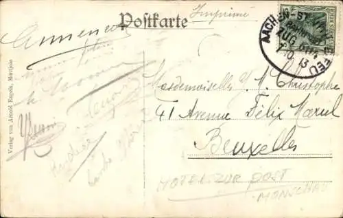 Ak Monschau Montjoie in der Eifel, Hotel zur Post