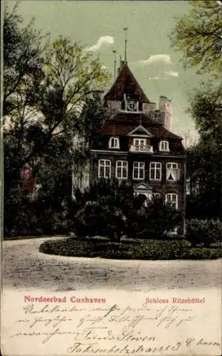 Ak Nordseebad Cuxhaven, Schloss Ritzebüttel