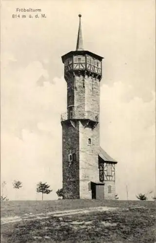 Ak Kirchberg Oberweißbach im Weißbachtal Thüringen, Fröbelturm