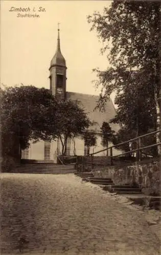 Ak Limbach in Sachsen, Stadtkirche