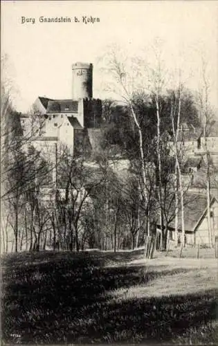 Ak Gnandstein Kohren Sahlis Frohburg in Sachsen, Burg Gnandstein