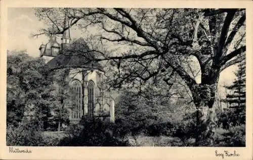 Ak Mittweida in Sachsen, Evangelische Kirche