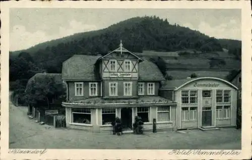 Ak Sitzendorf in Thüringen, Hotel Semmelpeter