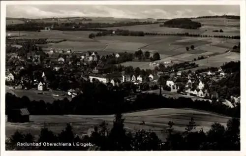 Ak Oberschlema Bad Schlema im Erzgebirge, Totalansicht