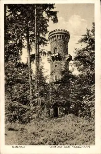 Ak Ilmenau in Thüringen, Kickelhahn, Turm