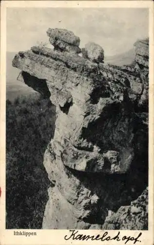 Ak Lauenstein Salzhemmendorf in Niedersachsen, Ithklippen, Kamelskopf