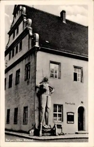 Ak Belgern an der Elbe Sachsen, Roland