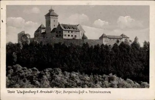 Ak Arnstadt in Thüringen, Veste Wachsenburg