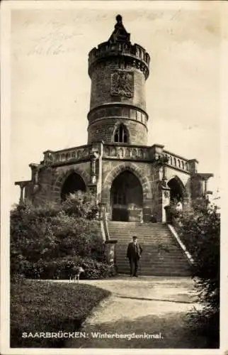 Ak Saarbrücken im Saarland, Winterbergdenkmal