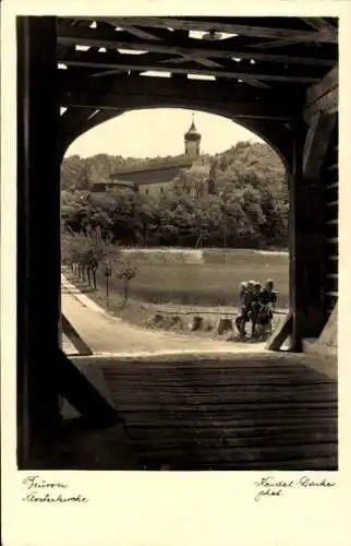 Ak Beuron an der Donau Württemberg, Benediktiner-Erzabtei St. Martin, Klosterkirche