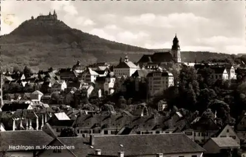 Ak Hechingen im Zollernalbkreis, Panorama, Hohenzollern