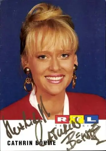 Ak Schauspielerin Cathrin Böhme, Portrait, Autogramm