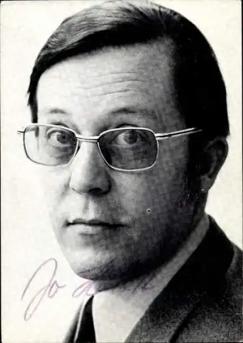 Ak Schauspieler Jo Herbst, Portrait, Autogramm