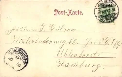 Ak Hamburg Wandsbek Wellingsbüttel, Gasthof Alsterhöhe