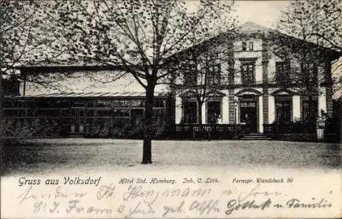 Ak Hamburg Wandsbek Volksdorf, Hotel Stadt Hamburg