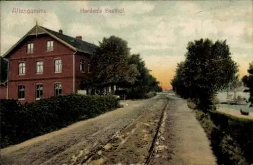 Ak Hamburg Bergedorf Altengamme, Hardens Gasthof