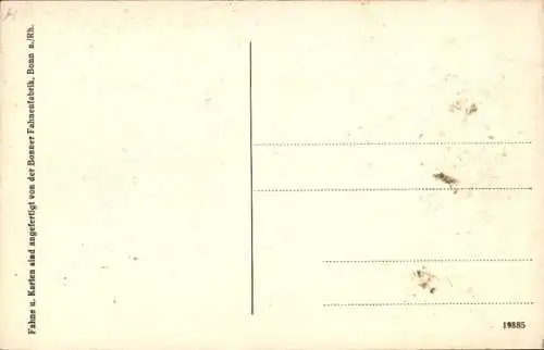 Ak Hamburg Wandsbek Poppenbüttel, Fahnenweihe der militärischen Kameradschaft 1925