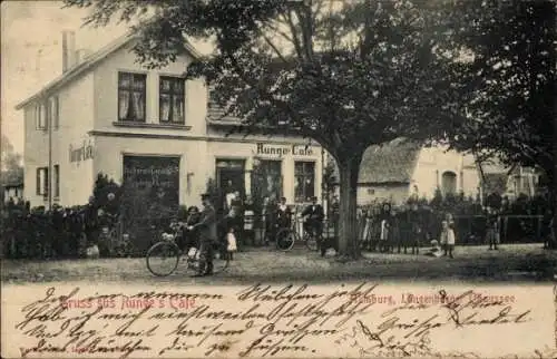 Ak Hamburg Nord Langenhorn, Runges Café, Langenhorner Chaussee