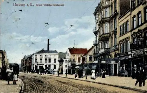 Ak Hamburg Harburg, Erste Wilstorfer Straße