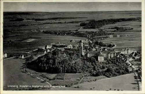 Ak Ursberg in Schwaben, Fliegeraufnahme Kloster und Anstalten